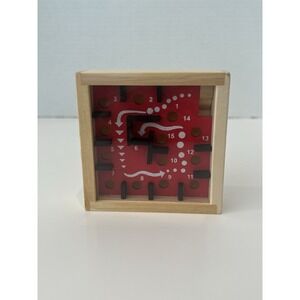 Mini Wooden Labyrinth Puzzle 3.5"